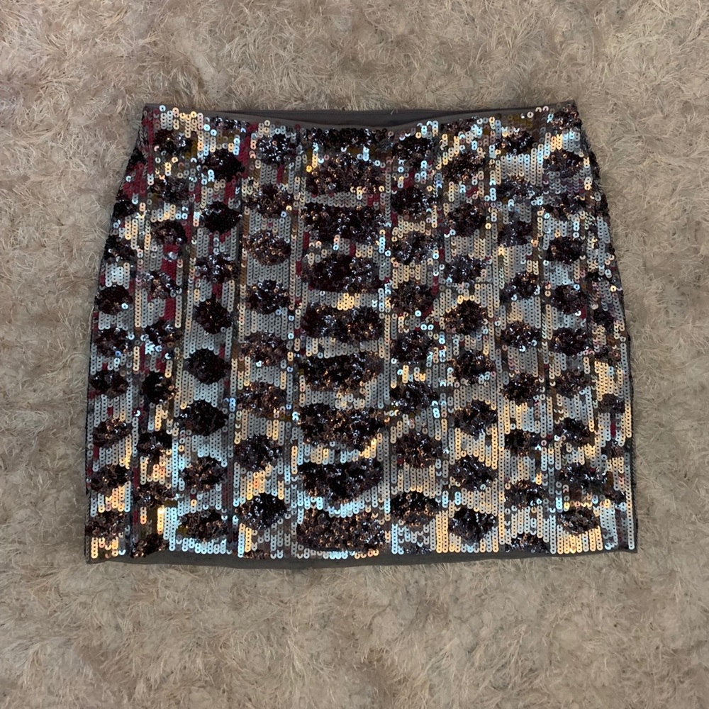 Sequin Mini Skirt (XS)